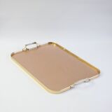 Kaymet Rose gold colored aluminum tray, UK 1970s