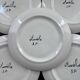 Service de 5 assiettes décor coccinelles