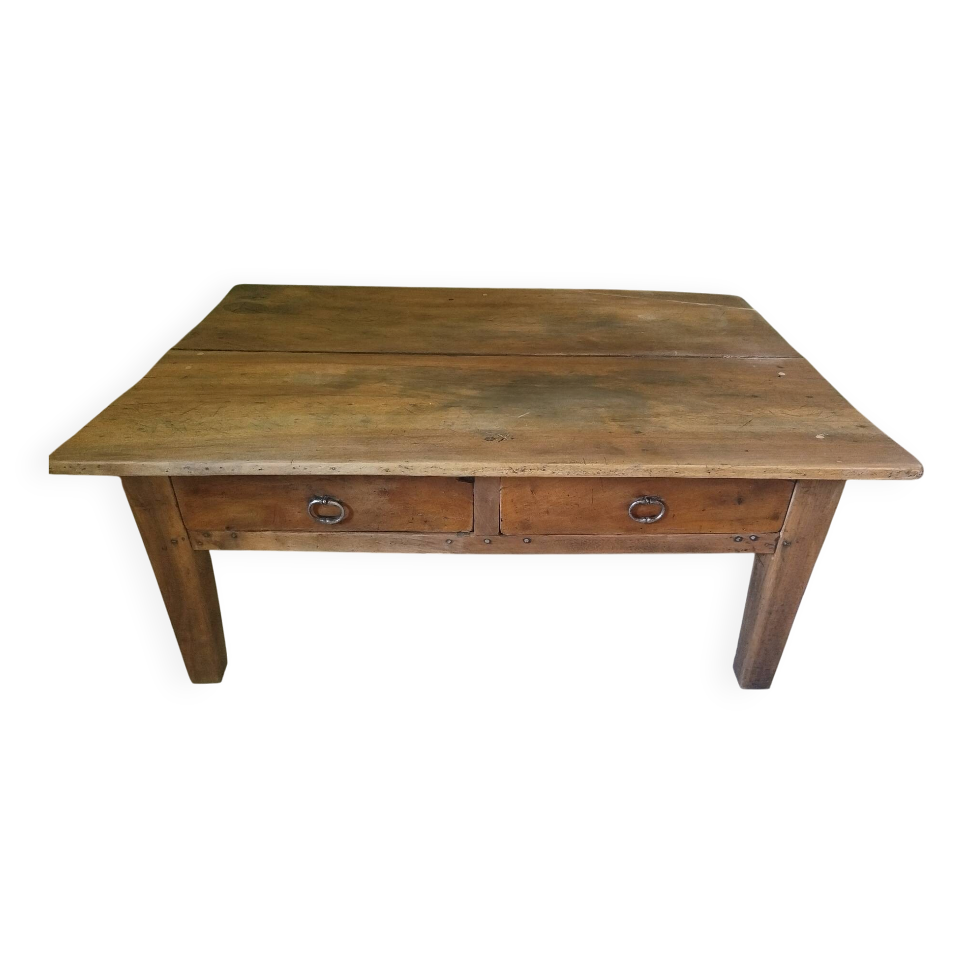 Old solid wood table