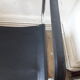 Leather and chrome design chair cantilever 60s/70s