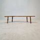 Wooden Tree Trunk Bench, France 1960s