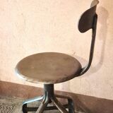 Vintage adjustable chairs/stools, Edition Nicolle, around 1960.