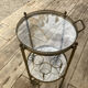 Brass and glass service