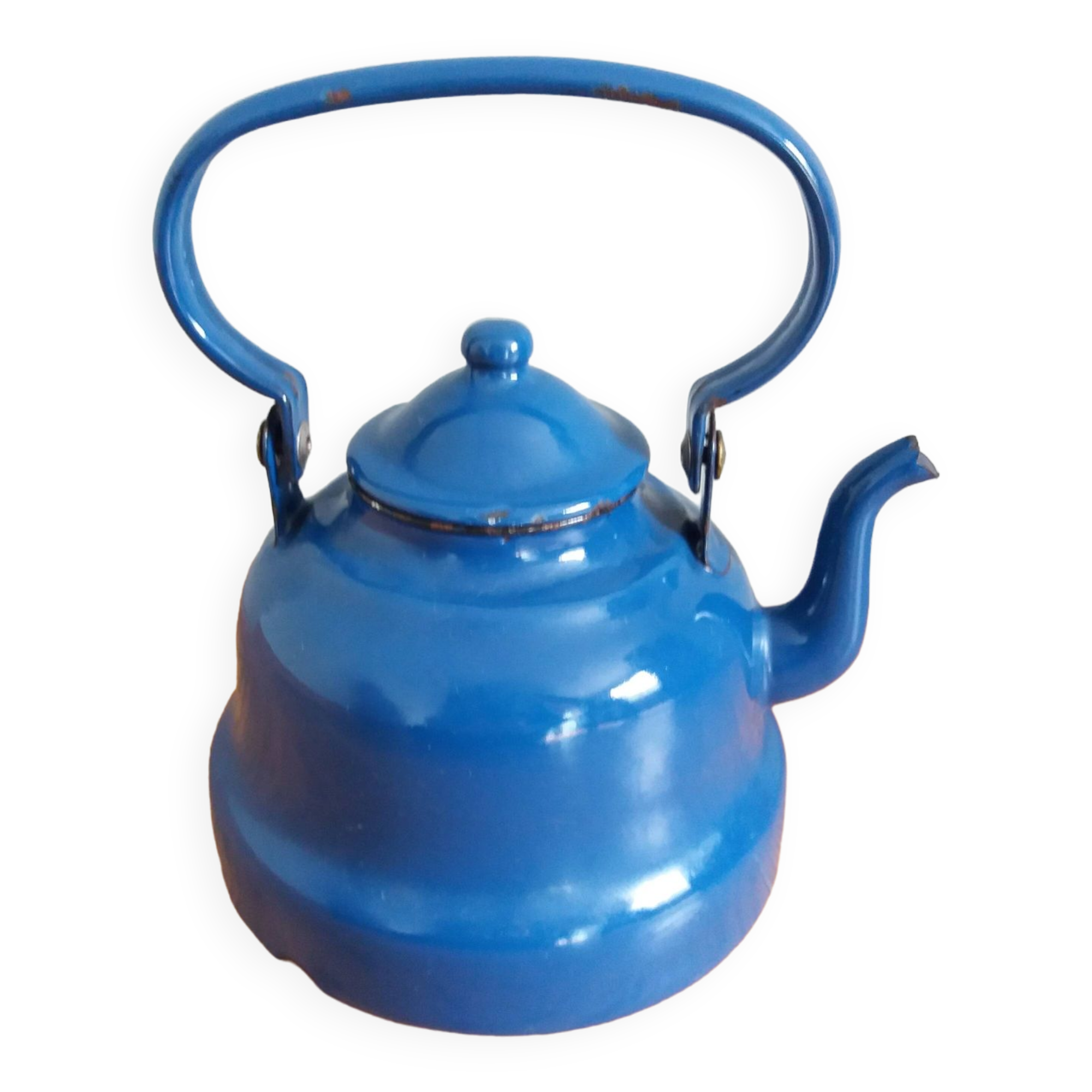Enameled sheet coffee kettle