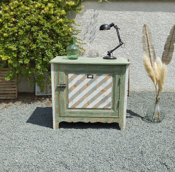 Grand confiturier vintage vert olive
