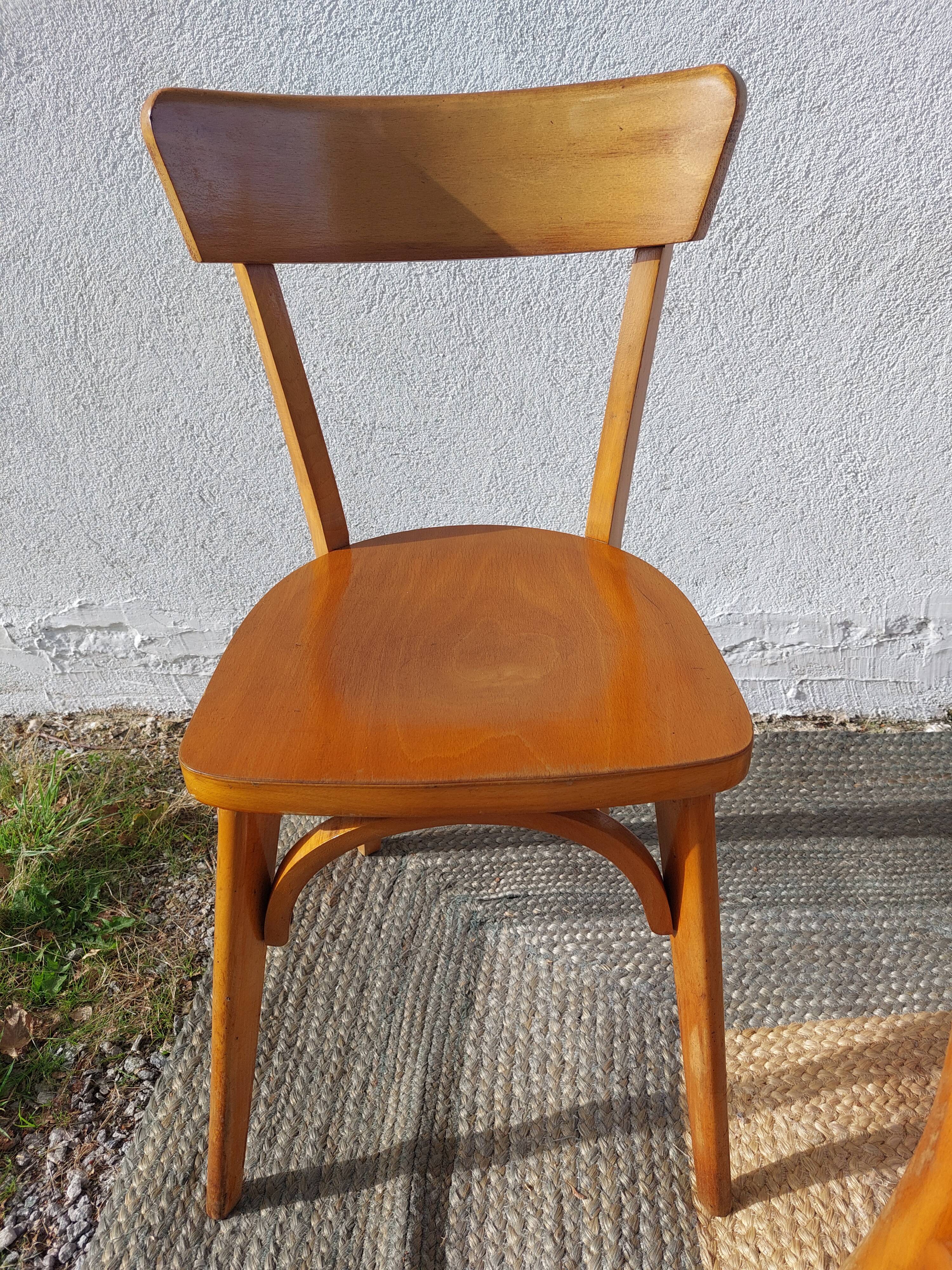 6 chaises bistrot Luterma, vintage