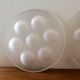 Set of 2 Kosta Boda oyster plates Sweden