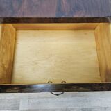 Art Decò console in mahogany burl
