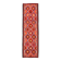 Vintage Orange & Blue Tribal Kilim Runner Rug, 95x320Cm