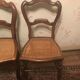 Lot de 6 chaises anciennes en bois