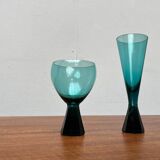 German drinking glasses from the mid-century by Karl Friedrich Glas, 1960s, set of 2.