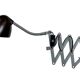 Grey Industrial Scissor Wall Lamp from Elektroinstala, 1960s