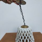 White ceramic pendant lamp