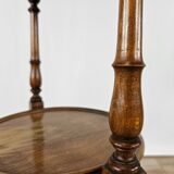 70s coffee table in walnut with closable shelves