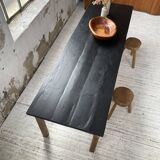 Black pine farm table 250 cm
