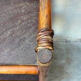 Rattan shelf