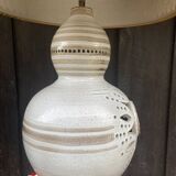 Pierre Pissareff, two-light lamp, signed, Dlg of Georges Pelletier