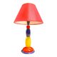 Multicolor Ceramic Totem Lamp, 1980