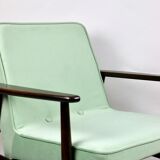 Chaise longue vintage vert clair GFM63 par J.Kedziorek, années 1970