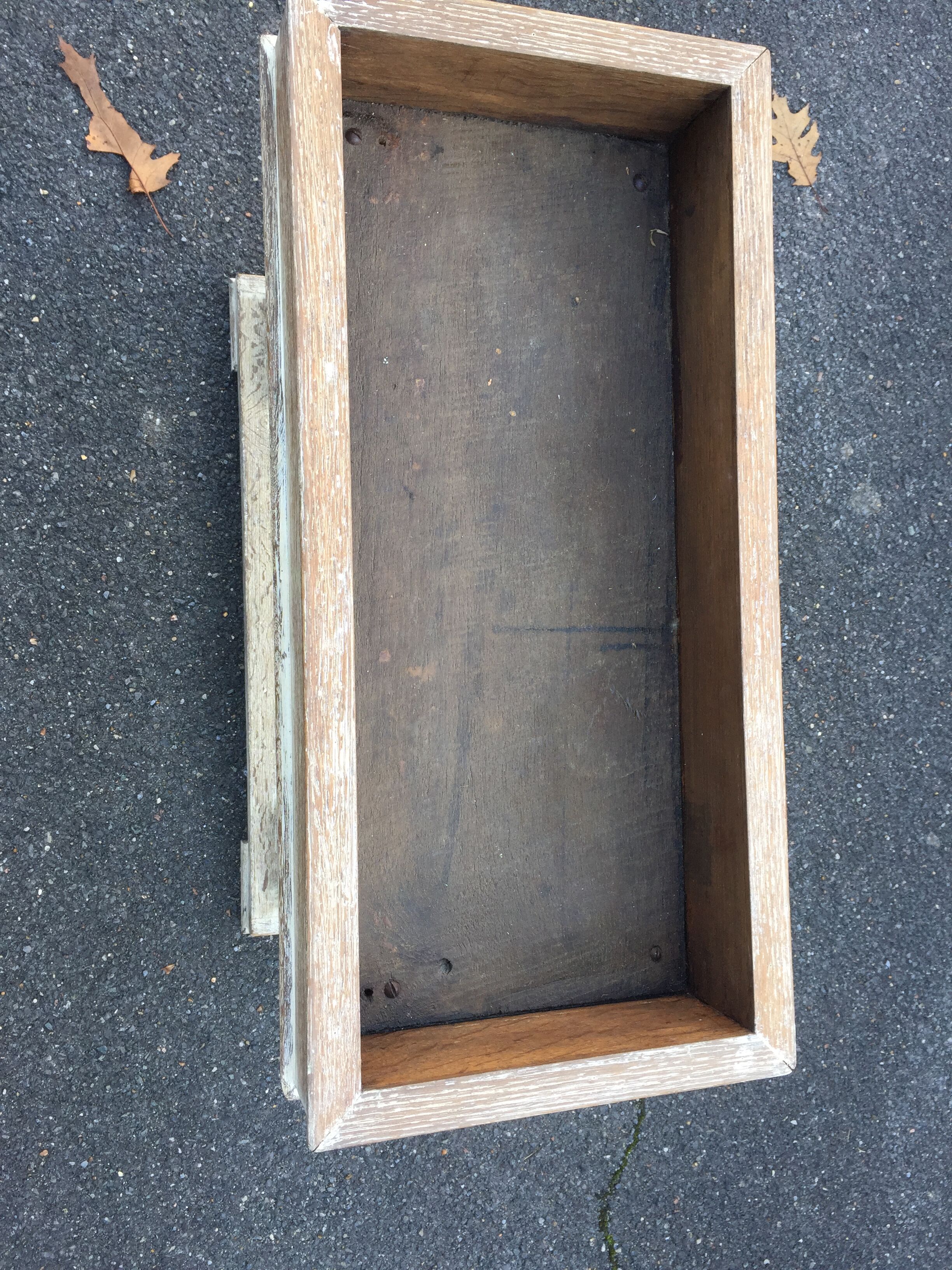 Small fifth wheel in cerused oak