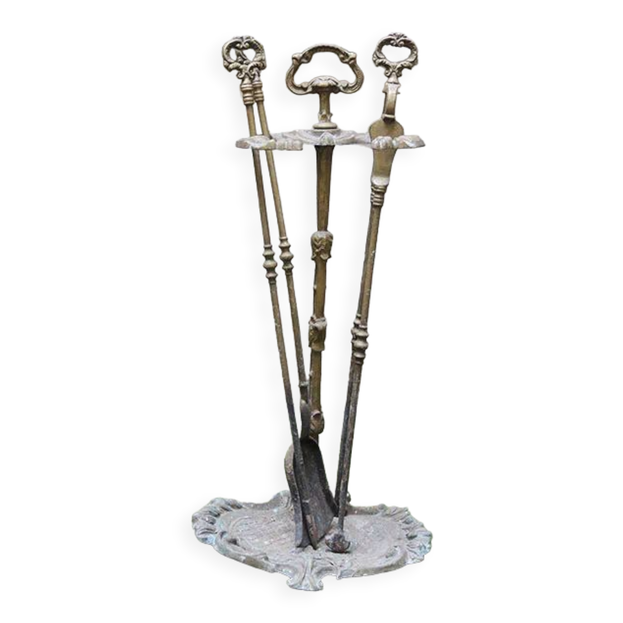 Former chimney servant 3 brass accessories