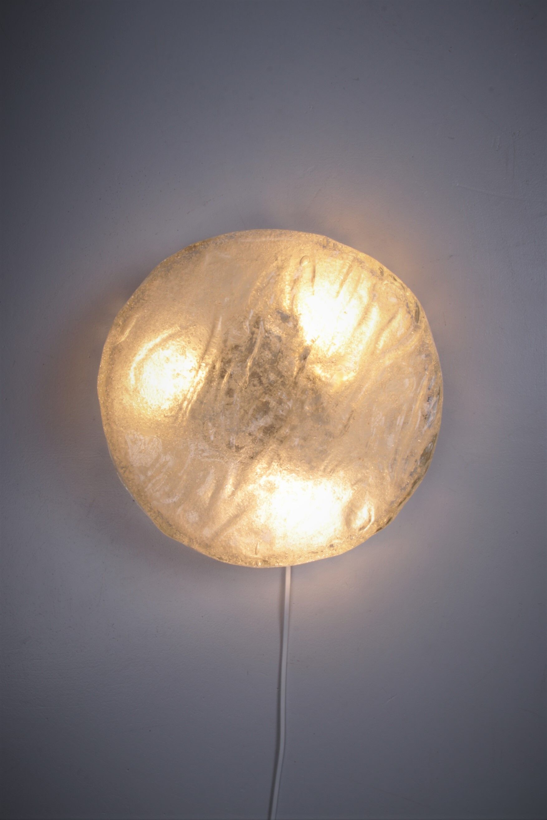 German vintage round ceiling lamp by Kaiser Idell, 1960s