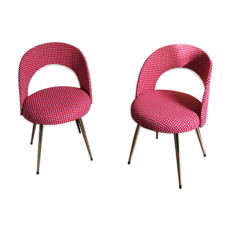 Pair of restored vintage chair