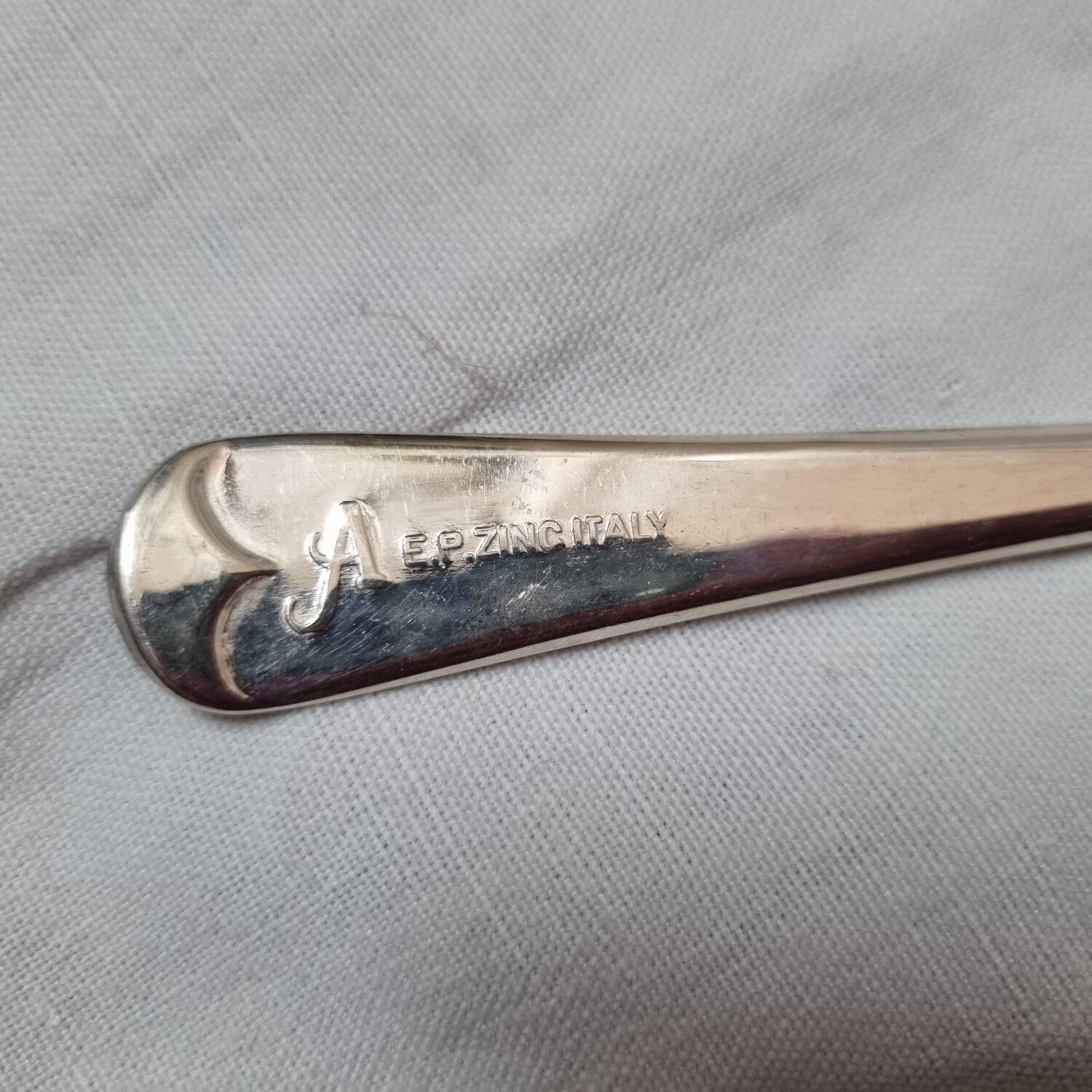 Silver salad servers