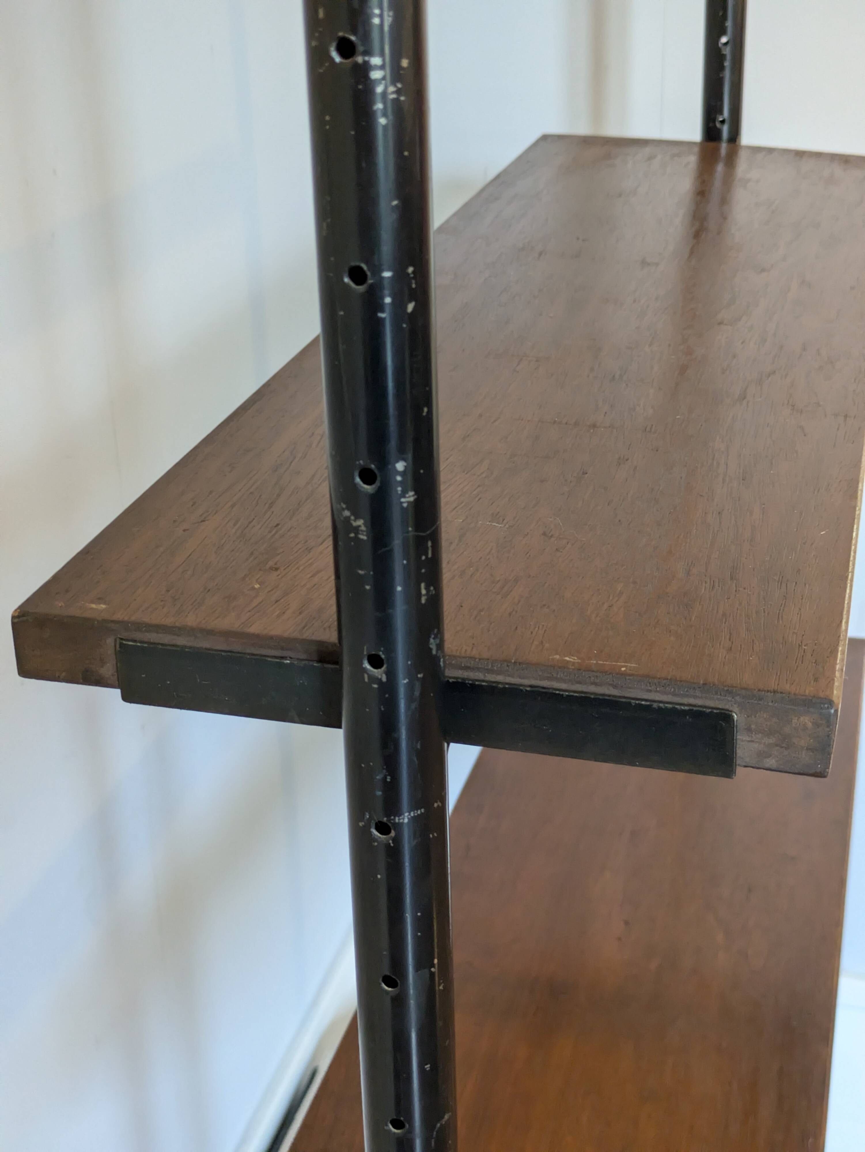 Modular shelf floor/ceiling, Switzerland 1960