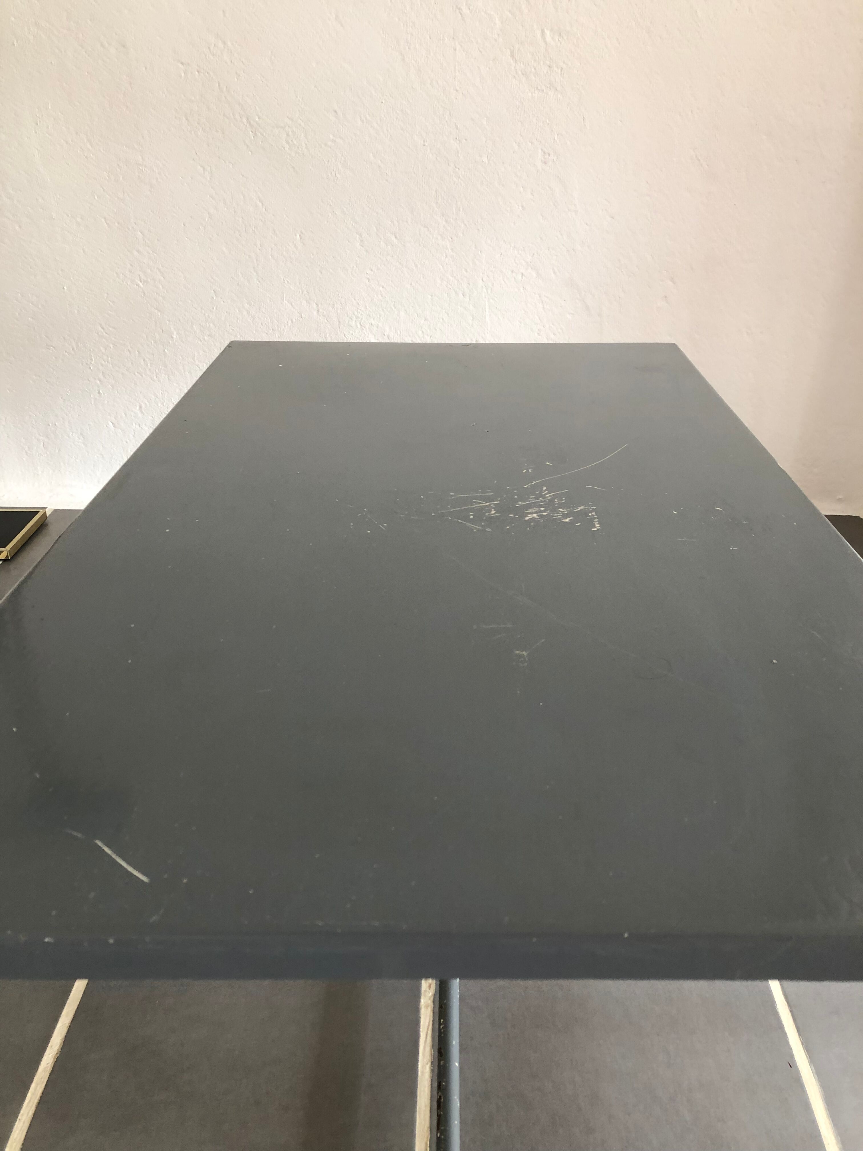 Vintage steel industrial table
