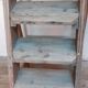 Old stepladder h89cm decorative artisan workshop
