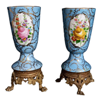 Pair of porcelain vases