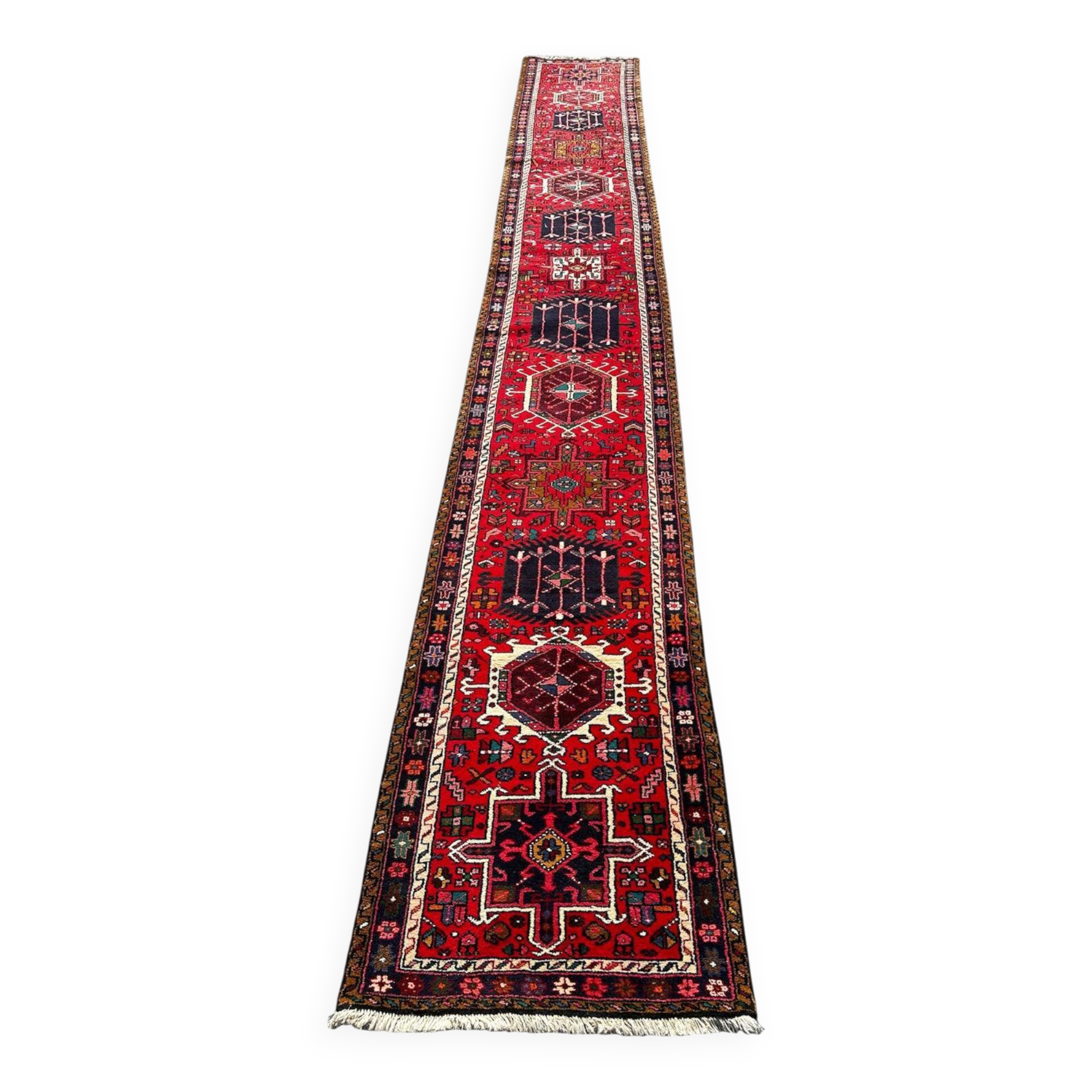 Handmade 6m Persian hallway carpet