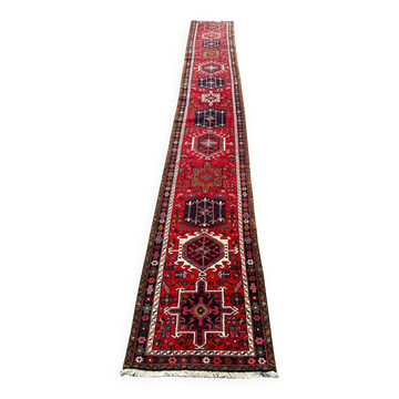 Tapis persan de couloir 6m fait main
