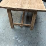 Old artisanal farmhouse table solid oak
