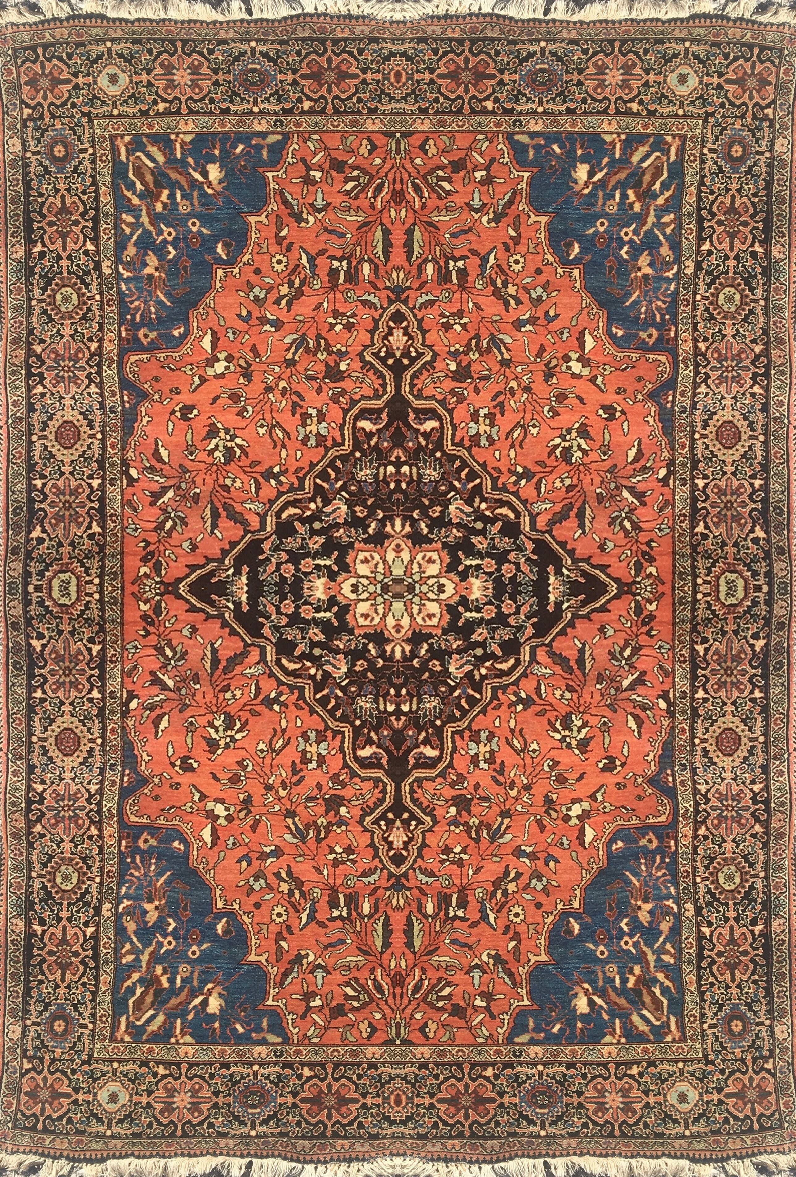 Oriental iran sarouk rug - 1.25 x 2.05 meters.
