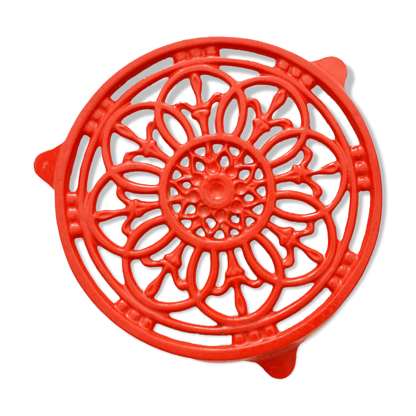Cast iron underside