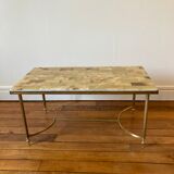 Table basse onyx & marbre