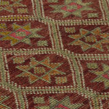 Anatolian handmade kilim rug 280 cm x 153 cm