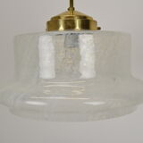 Mid-century Glass Pendant by Kamenicky Senov,1960's.