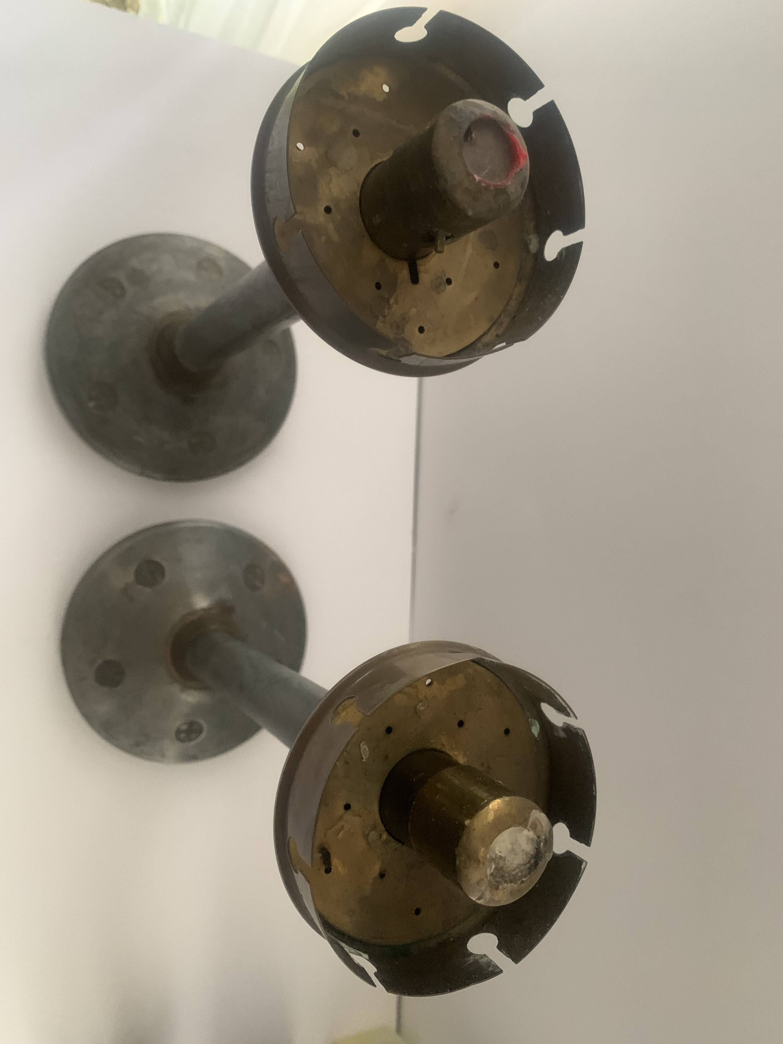 Bauhaus candle sticks holders Marianne Brandt Ruppel Ruppelwerke Ruppelwerk