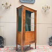 ROSEWOOD DISPLAY CABINET IN LOUIS XVI STYLE, 19TH CENTURY