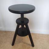 Tabouret à vis en bois