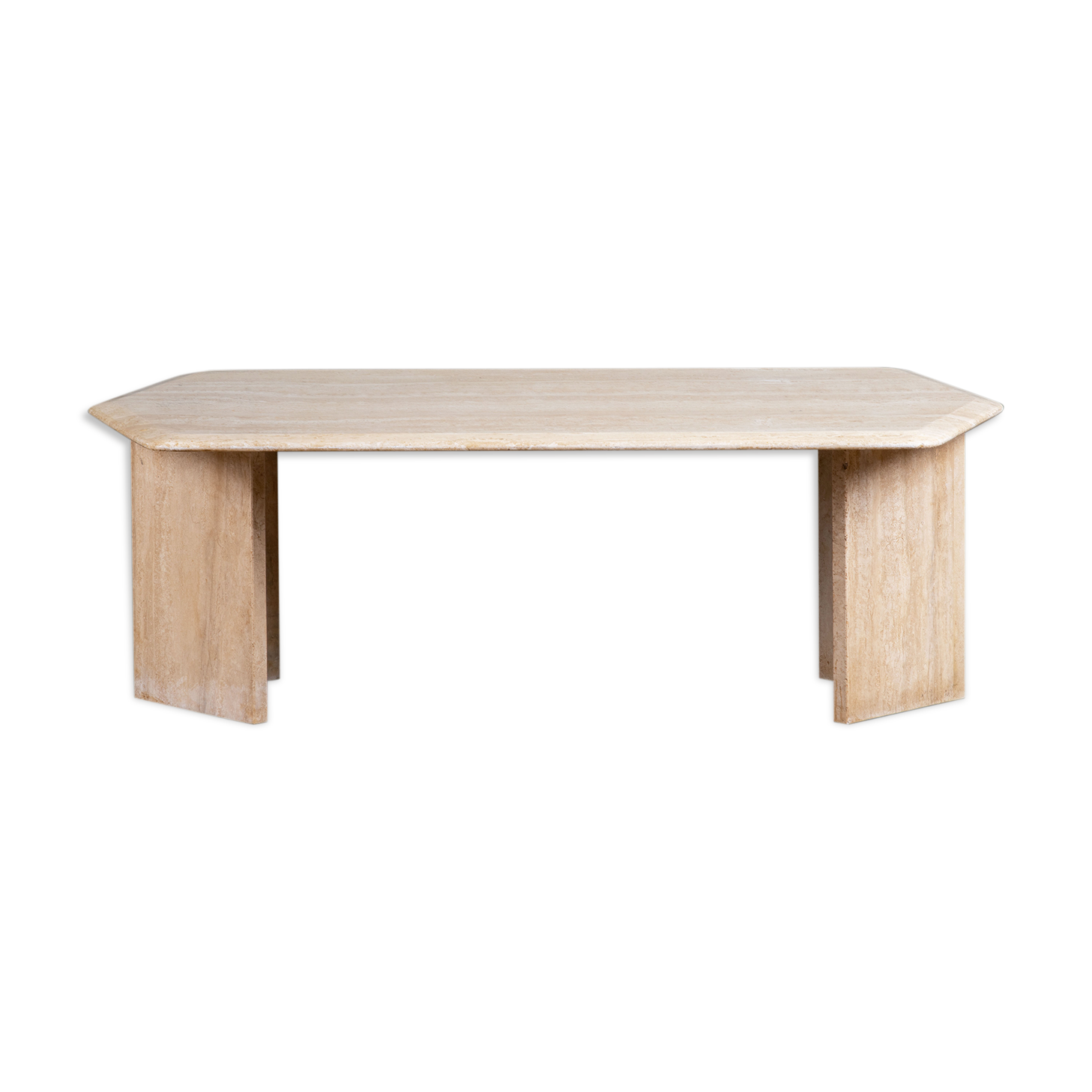 Coffee table Vintage Design Travertine – 134 cm