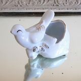 Bird porcelain salt shaker