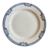 Compote dish - footed plate in ironstone model Jumièges from Salins