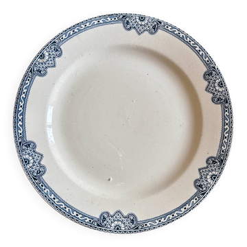 Compotier - assiette à pied en terre de fer modèle Jumièges de Salins