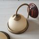 Pair of opaline wall lamps