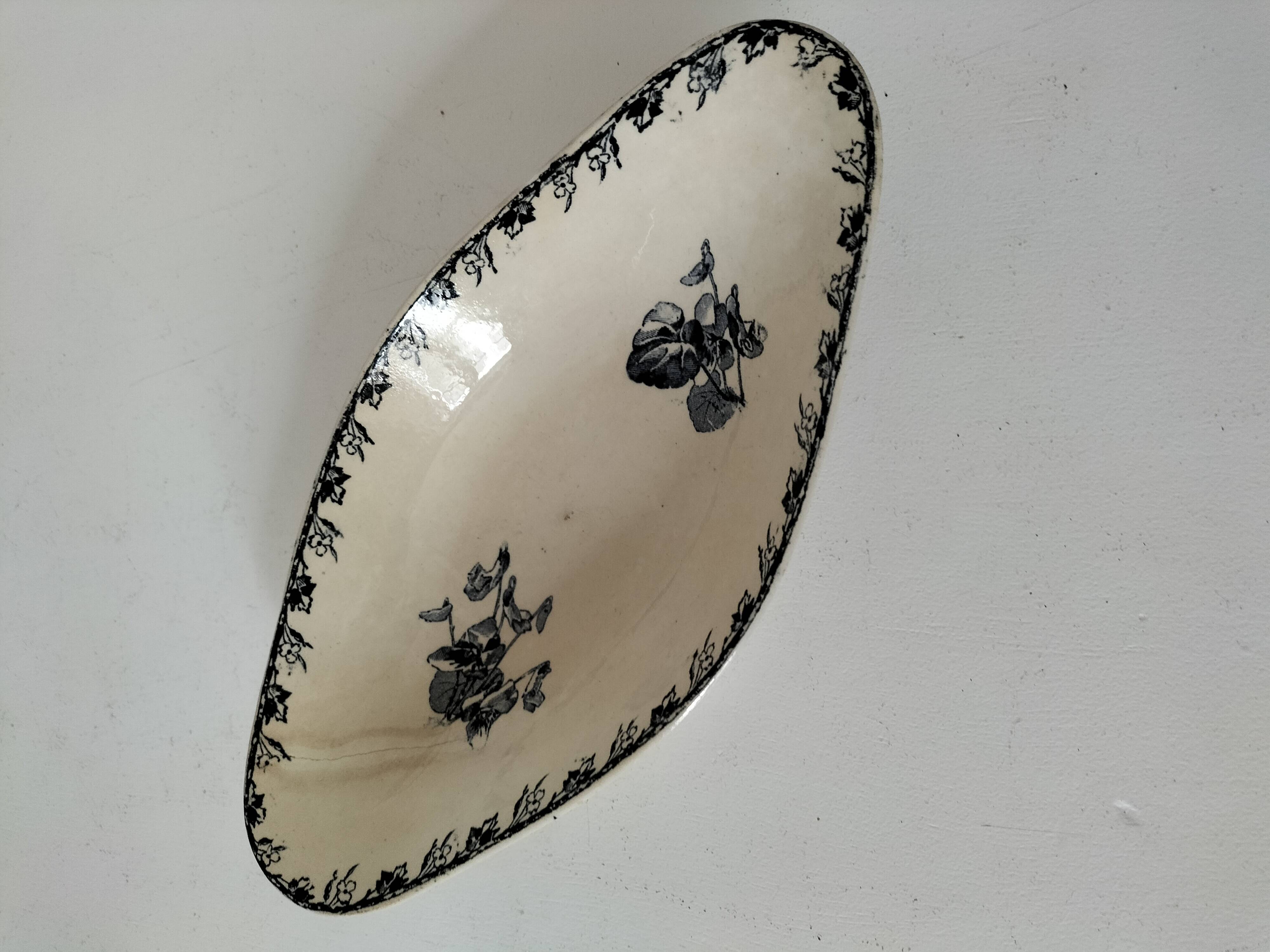 Old Sarreguemines dish – Stella model