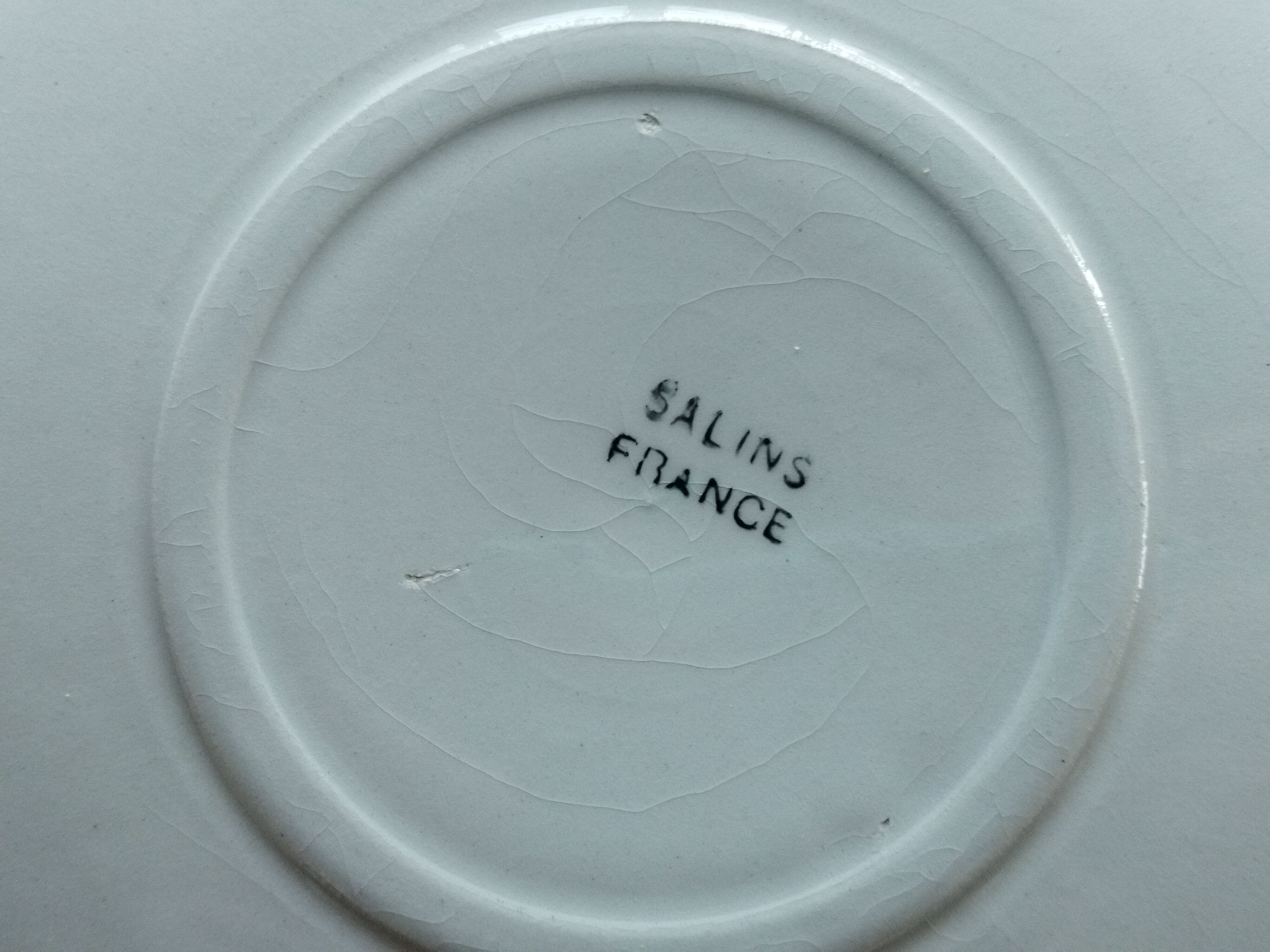 Two Salins earthenware lunch cups